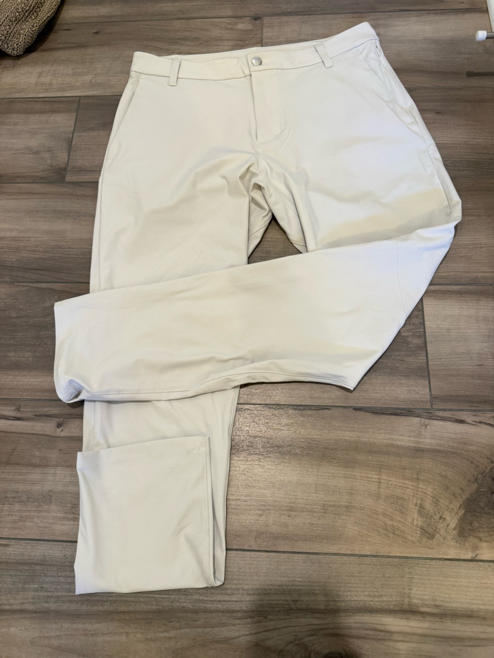 lululemon athletica Men's Cream Chinos